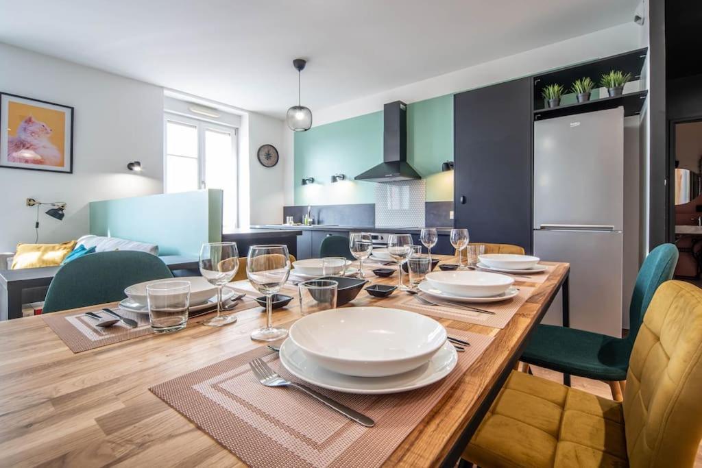 Macon Cozy / Appartement Central 100M² / 8 Pers Exterior photo